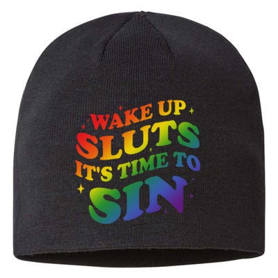 Wake Up Sluts Its Time To Sin Sustainable Beanie