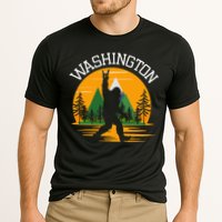 Washington Us State Bigfoot Sasquatch Cooling Performance Crew T-Shirt