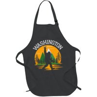 Washington Us State Bigfoot Sasquatch Apron