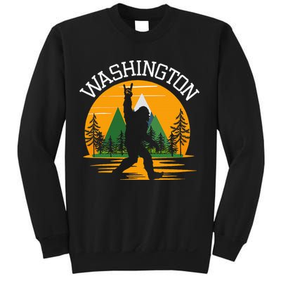 Washington Us State Bigfoot Sasquatch Sweatshirt