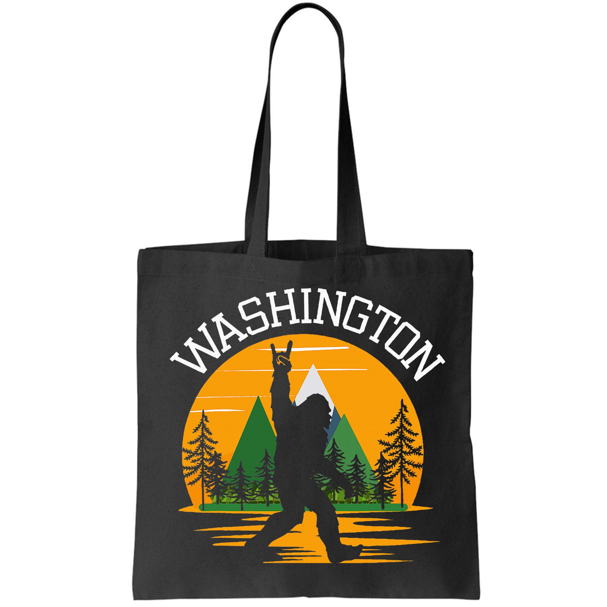 Washington Us State Bigfoot Sasquatch Bag