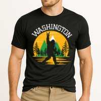 Washington Us State Bigfoot Sasquatch Cooling Performance Crew T-Shirt