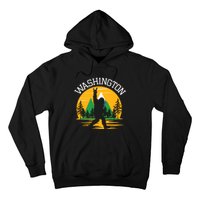 Washington Us State Bigfoot Sasquatch Hoodie