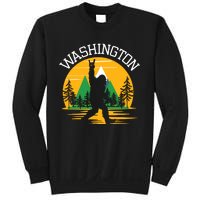 Washington Us State Bigfoot Sasquatch Sweatshirt