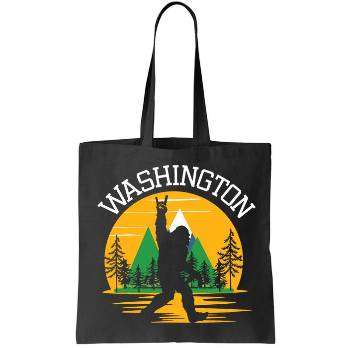 Washington Us State Bigfoot Sasquatch Bag