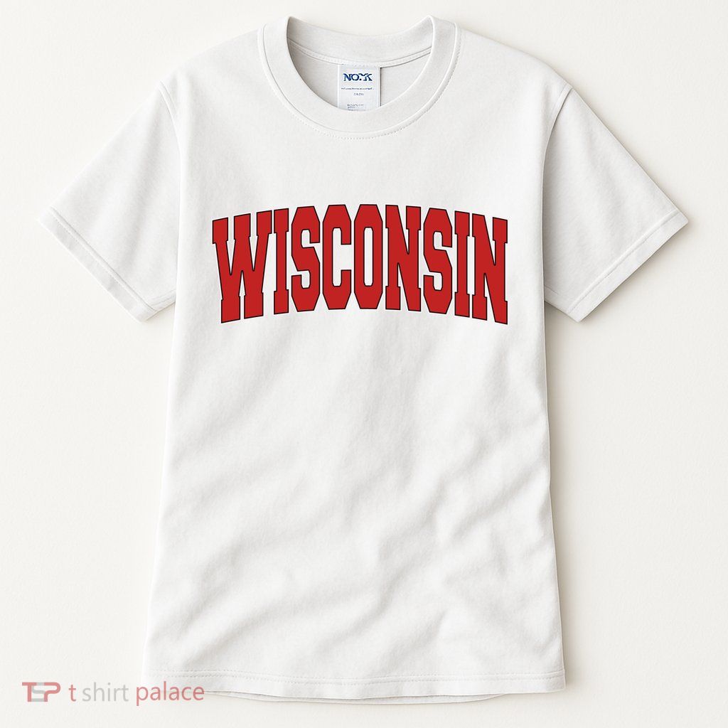 Wisconsin Usa State Wi Varsity Style Vintage Sports Cool Gift Tall T-Shirt