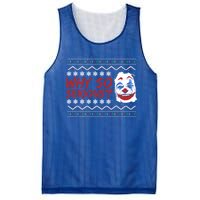 Why U So Serious? Laugh Clown Joker Christmas Ugly Funny Gift Mesh Reversible Basketball Jersey Tank