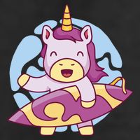 Wakeboarding Unicorn Surfing Hat
