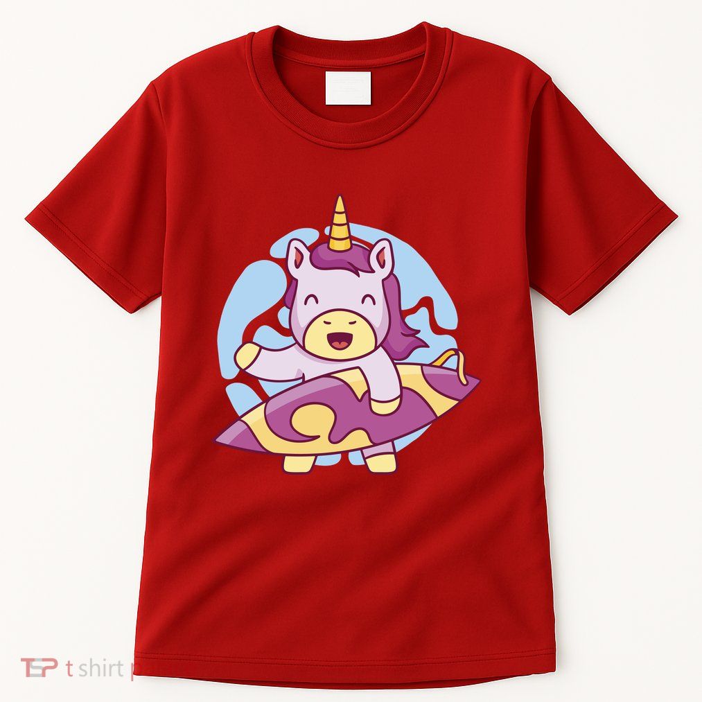 Wakeboarding Unicorn Surfing Tall T-Shirt