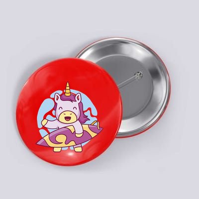 Wakeboarding Unicorn Surfing Button
