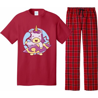 Wakeboarding Unicorn Surfing Pajama Set