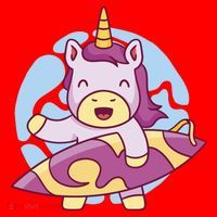 Wakeboarding Unicorn Surfing Magnet