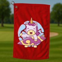 Wakeboarding Unicorn Surfing Golf Towel