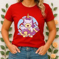 Wakeboarding Unicorn Surfing Womens T-Shirt