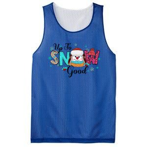 Winter Up To Snow Good Christmas Family Matching Gift Mesh Reversible Basketball Jersey Tank