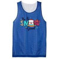 Winter Up To Snow Good Christmas Family Matching Gift Mesh Reversible Basketball Jersey Tank