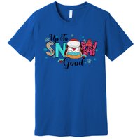 Winter Up To Snow Good Christmas Family Matching Gift Premium T-Shirt