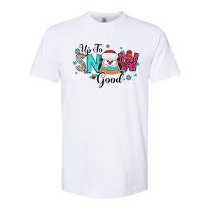 Winter Up To Snow Good Christmas Family Matching Gift Softstyle CVC T-Shirt