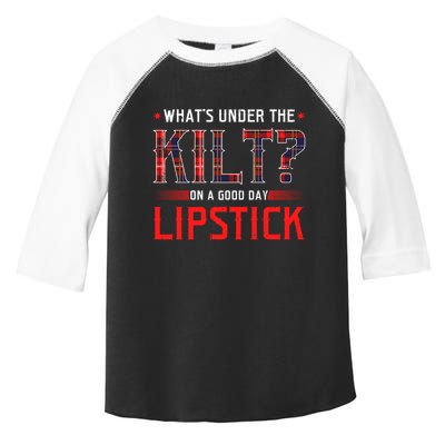 Whats Under The Kilt Funny Scotland Ireland Celtic Pride Gift Toddler Fine Jersey T-Shirt