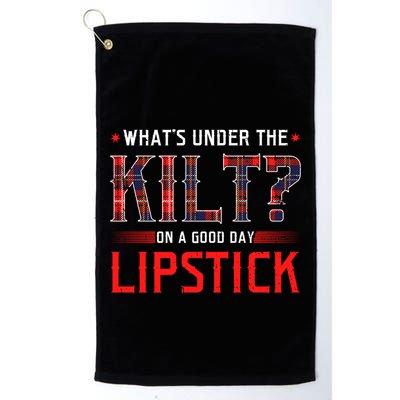 Whats Under The Kilt Funny Scotland Ireland Celtic Pride Gift Golf Towel