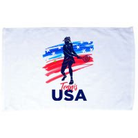 Wos Usa Tennis Support Tennis Lover Microfiber Hand Towel