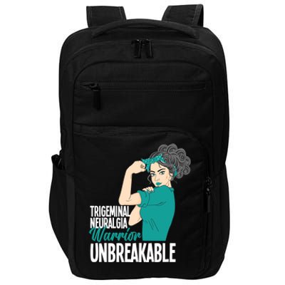 Warrior Unbreakable Trigeminal Neuralgia Awareness Gift Impact Tech Backpack