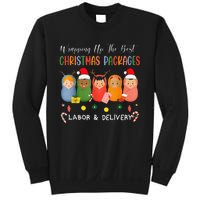 Wrapping Up The Best Christmas Packages Labor Delivery Nurse Sweatshirt