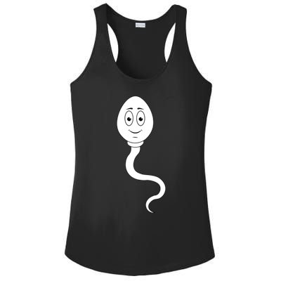 We Used To Live In Your Balls Fathers Day Cute Sperm Cool Gift Ladies PosiCharge Competitor Racerback Tank