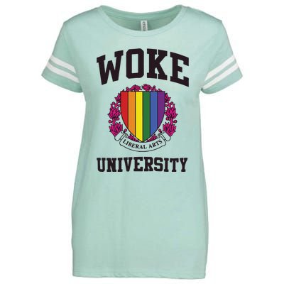 Woke University Enza Ladies Jersey Football T-Shirt