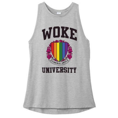 Woke University Ladies PosiCharge Tri-Blend Wicking Tank