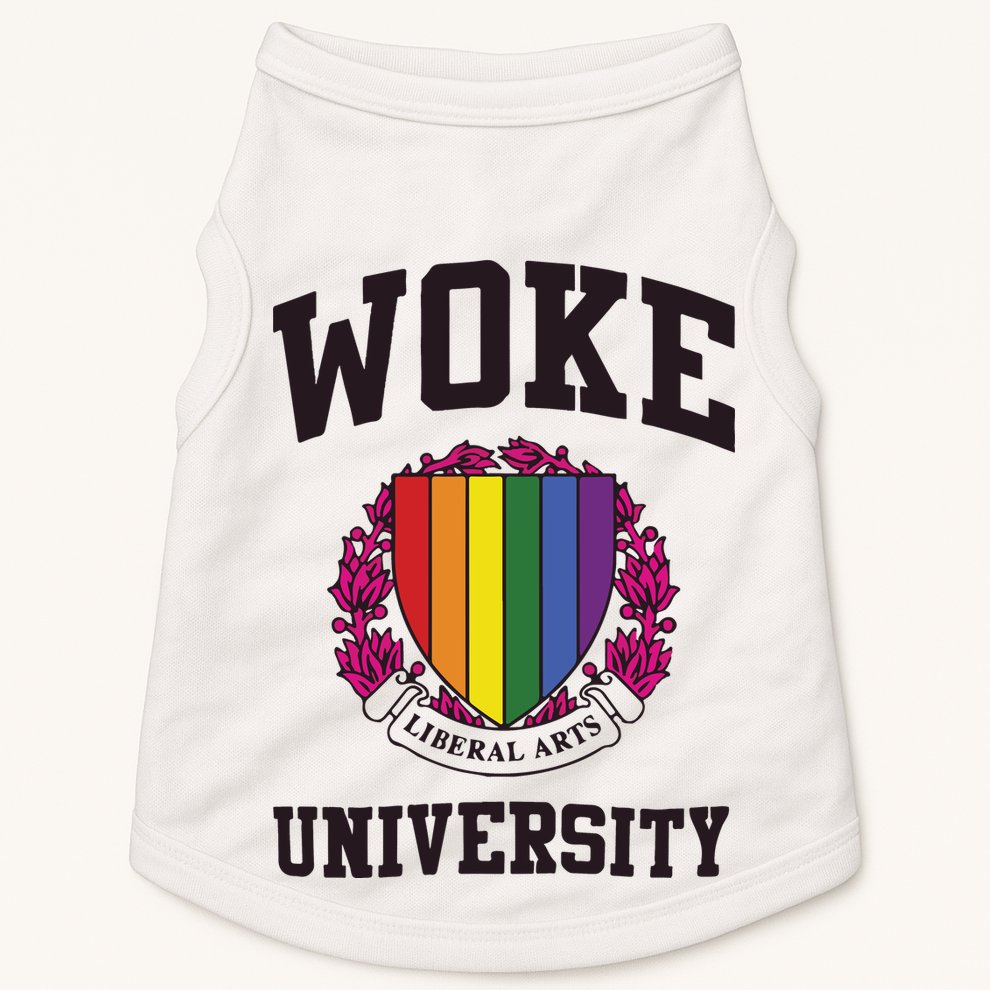Woke University Doggie Tank