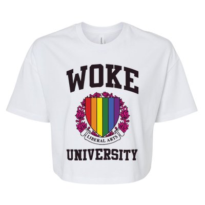 Woke University Bella+Canvas Jersey Crop Tee