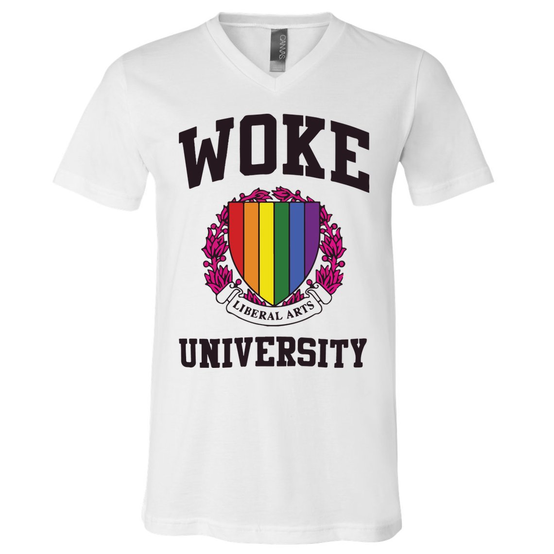 Woke University V-Neck T-Shirt