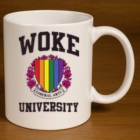 Woke University 11oz C Handle Ceramic Mug