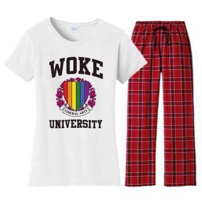 Woke University Women's Flannel Pajama Set