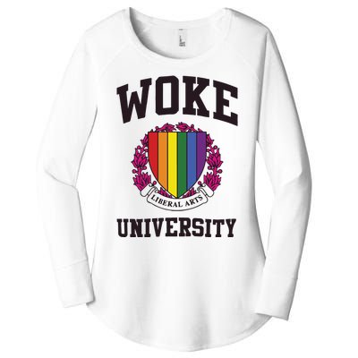 Woke University Women's Perfect Tri Tunic Long Sleeve Shirt