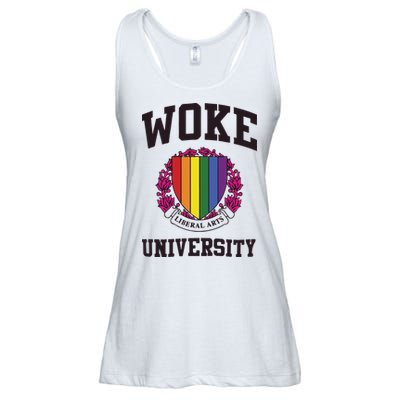 Woke University Ladies Essential Flowy Tank