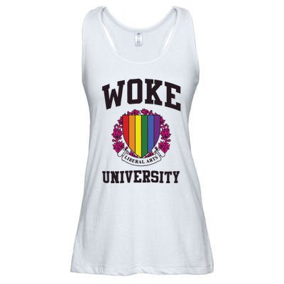 Woke University Ladies Essential Flowy Tank