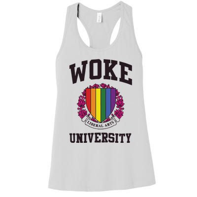 Woke University Women's Racerback Tank