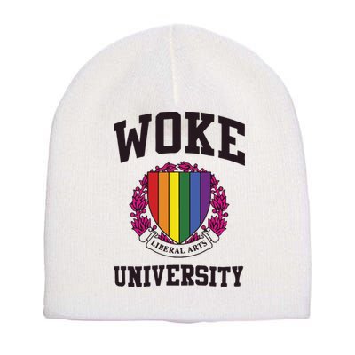 Woke University Short Acrylic Beanie