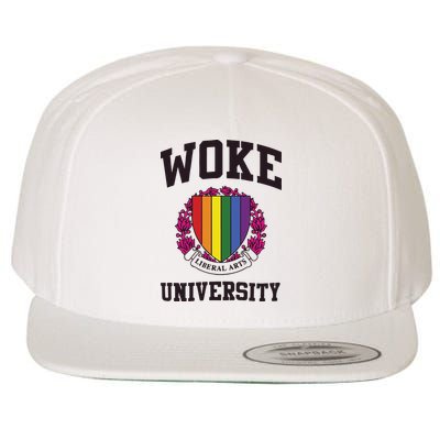 Woke University Wool Snapback Cap