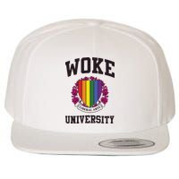 Woke University Wool Snapback Cap