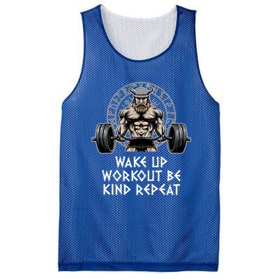 Wake Up Workout Be Kind Gym Motivational Quote Fitness Gift Mesh Reversible Basketball Jersey Tank