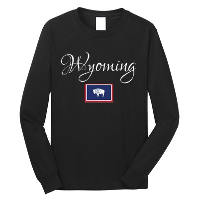 Wyoming Usa Long Sleeve Shirt