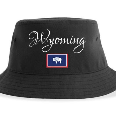 Wyoming Usa Sustainable Bucket Hat
