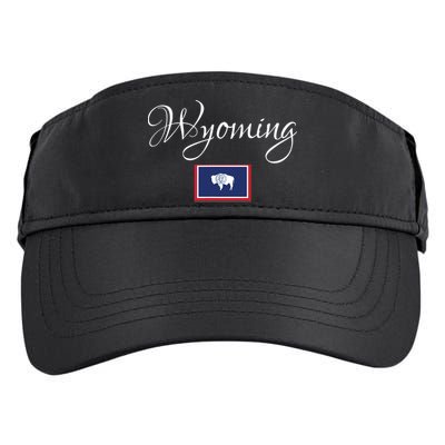 Wyoming Usa Adult Drive Performance Visor