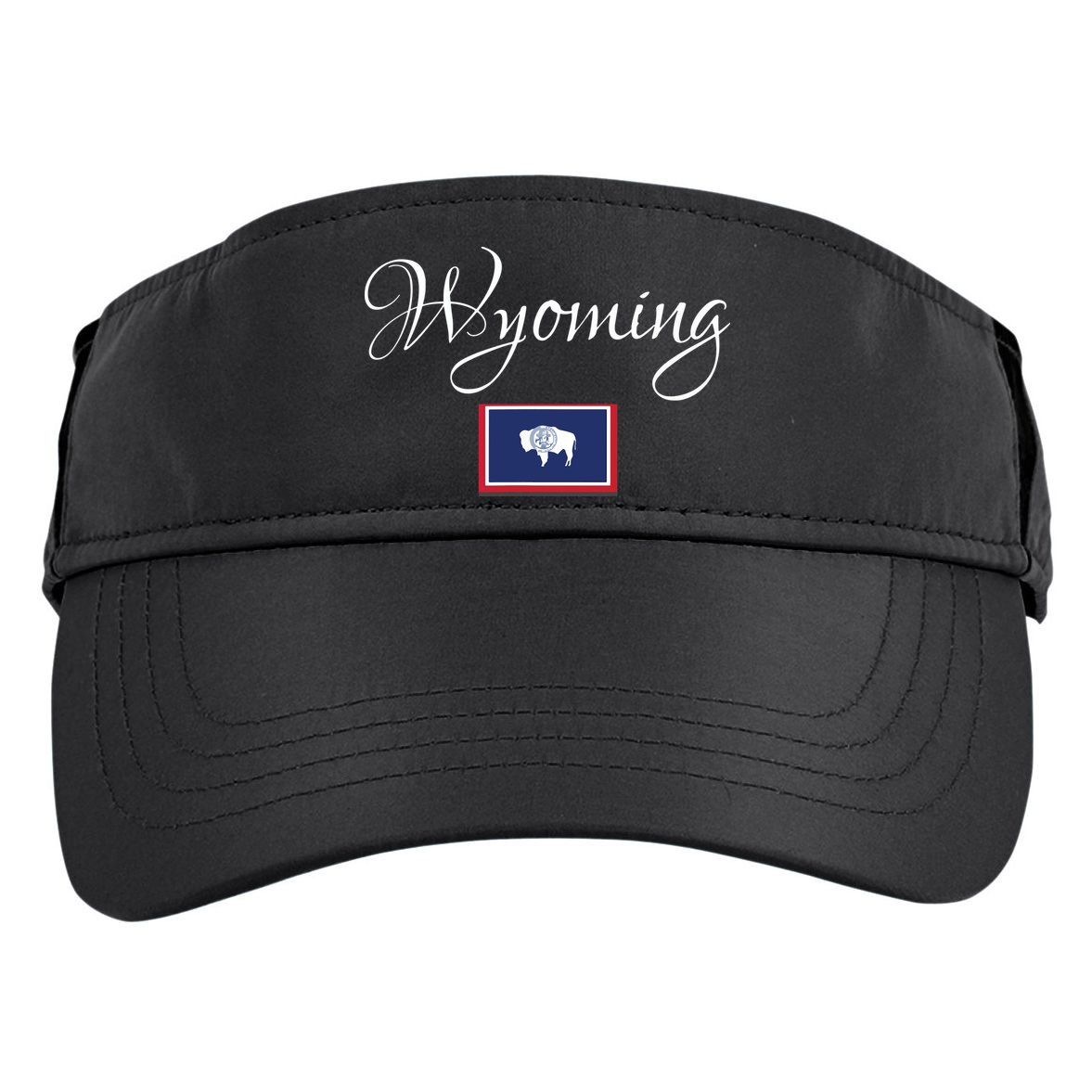 Wyoming Usa Adult Drive Performance Visor