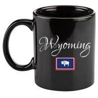 Wyoming Usa 11oz C Handle Ceramic Mug