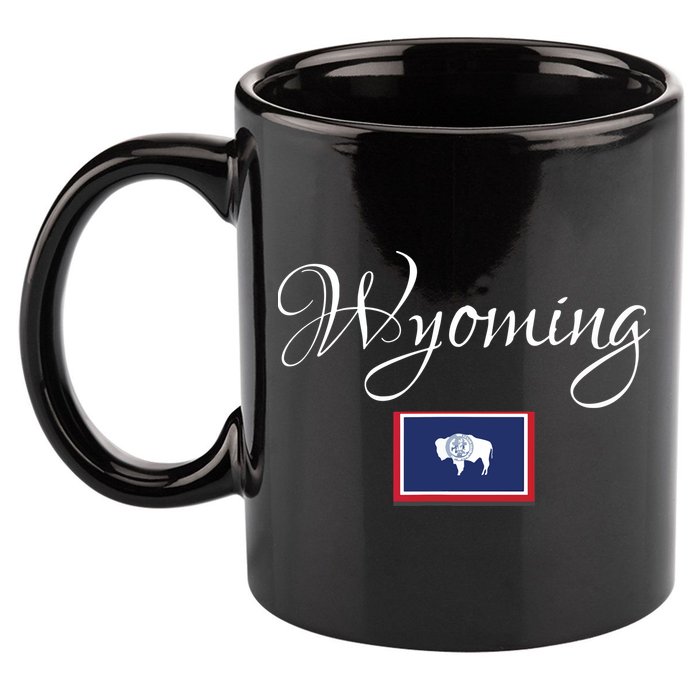 Wyoming Usa 11oz C Handle Ceramic Mug