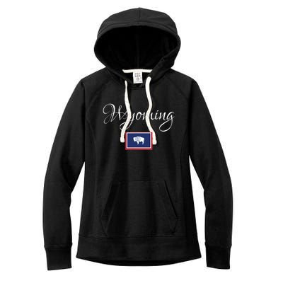 Wyoming Usa Women's Fleece Hoodie